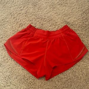 Carnation red hotty hot shorts!